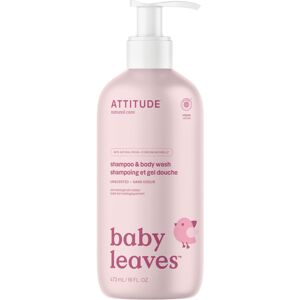 ATTITUDE 2in1 Hair Shampoo and Body Wash for Baby, Plant and Mineral-Based Gentl ATTITUDE 2in1 Hair Shampoo and Body Wash for Baby, Plant and Mineral-Based Gentl