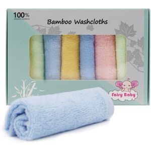 Fairy Baby Washcloths 100% Organic Bamboo Bath Washcloth Reusable Face Towels Anti-Bac Fairy Baby Washcloths 100% Organic Bamboo Bath Washcloth Reusable Face Towels Anti-Bac