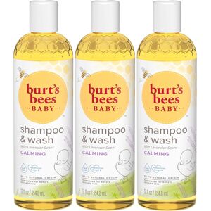 Burts Bees Baby Shampoo and Body Wash with Lavender, Calming Tear Free Baby Soa Burts Bees Baby Shampoo and Body Wash with Lavender, Calming Tear Free Baby Soa