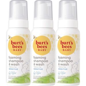Burts Bees Baby Sensitive Foaming Shampoo and Wash, Fragrance Free, Tear Free, Burts Bees Baby Sensitive Foaming Shampoo and Wash, Fragrance Free, Tear Free,