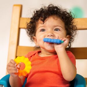 Bright Starts Chance of Smiles Silicone Teether 2-Pk, Easy-Grasp Sun and Rainbow Bright Starts Chance of Smiles Silicone Teether 2-Pk, Easy-Grasp Sun and Rainbow