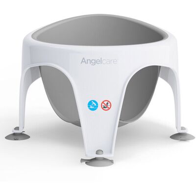 NEW Angelcare soft touch baby bath seat support 0-6months grey splash soft play NEW Angelcare soft touch baby bath seat support 0-6months grey splash soft play