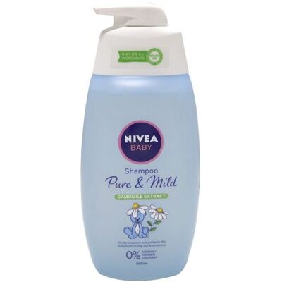 Nivea Baby Pure & Mild Camomile Extract Shampoo Cleanses & Protects 500ml Nivea Baby Pure & Mild Camomile Extract Shampoo Cleanses & Protects 500ml