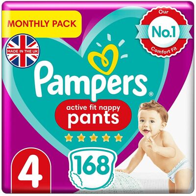Pampers - Baby Nappy Pants - Size 4 - 9-15 kg - Nappy Pants Pampers - Baby Nappy Pants - Size 4 - 9-15 kg - Nappy Pants