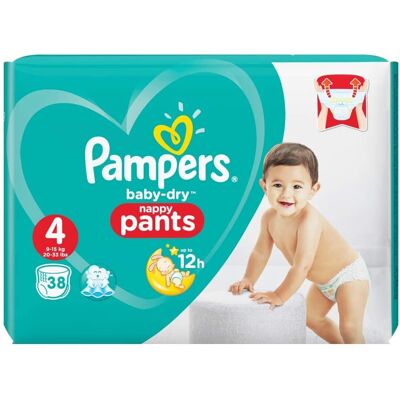 PAMPERS B/DRY NAP/PANTS 4 38'S PAMPERS B/DRY NAP/PANTS 4 38'S