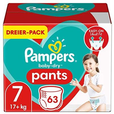 Pampers - Baby-Dry Pants - 7 - 63 - diapers Pampers - Baby-Dry Pants - 7 - 63 - diapers