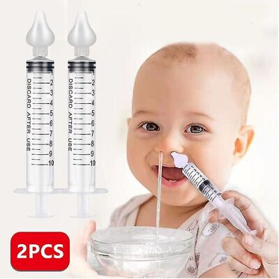 Gogerstar 2Pcs Baby Nasal Aspirator, Professional Syringe Baby Nasal Irrigator Infant Nose Gogerstar 2Pcs Baby Nasal Aspirator, Professional Syringe Baby Nasal Irrigator Infant Nose