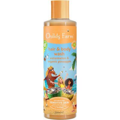 Childs Farm Kids Hair & Body Wash 250ml Watermelon & Organic Pineapple Gen Childs Farm Kids Hair & Body Wash 250ml Watermelon & Organic Pineapple Gen