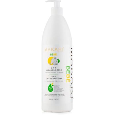 Makari Baby Bath Wash Cleansing Milk 1000 ML - Gentle 2-in-1 Body Wash Makari Baby Bath Wash Cleansing Milk 1000 ML - Gentle 2-in-1 Body Wash