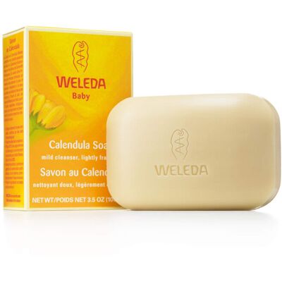 Weleda Calendula Bar Soap 3.5 Ounce Plant Rich Cleanser with Calendula and Cha Weleda Calendula Bar Soap 3.5 Ounce Plant Rich Cleanser with Calendula and Cha