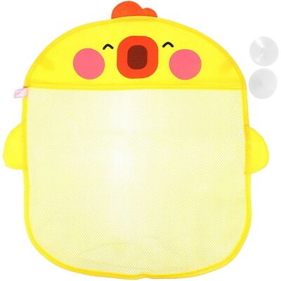 Kricely (As show, One size) Cartoon Baby Bath Toy Storage Bag Suction Cup Bath Toy Organ Kricely (As show, One size) Cartoon Baby Bath Toy Storage Bag Suction Cup Bath Toy Organ
