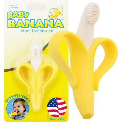 Banana Boat The Original Baby Banana Toothbrush Teether Toy for Babies Infants Toddlers; US Banana Boat The Original Baby Banana Toothbrush Teether Toy for Babies Infants Toddlers; US