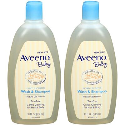 Aveeno Baby Wash and Shampoo - 18 Oz 2/pack Aveeno Baby Wash and Shampoo - 18 Oz 2/pack