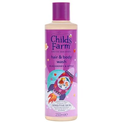 Childs Farm Kids Hair & Body Wash, Blackberry & Apple Tear-free, Gently Cleans Childs Farm Kids Hair & Body Wash, Blackberry & Apple Tear-free, Gently Cleans