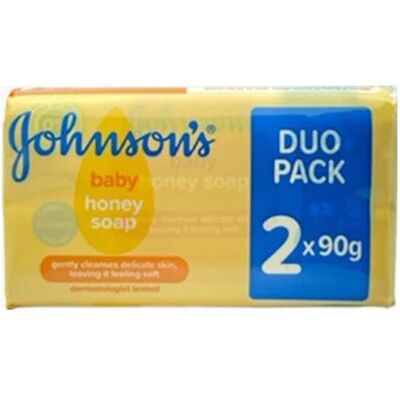 6 x Johnson's Baby Honey Soap 2 x 90g Bars 6 x Johnson's Baby Honey Soap 2 x 90g Bars