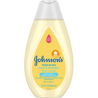 Johnson's Baby Head-to-Toe Gentle Baby Body Wash & Shampoo Tear-Free Sulfate-Fre Johnson's Baby Head-to-Toe Gentle Baby Body Wash & Shampoo Tear-Free Sulfate-Fre