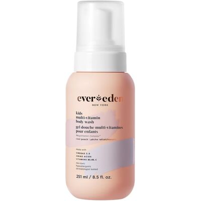 Evereden Multi-Vitamin Kids Body Wash Cool Peach: Gentle Body Wash Sensitive Ski Evereden Multi-Vitamin Kids Body Wash Cool Peach: Gentle Body Wash Sensitive Ski