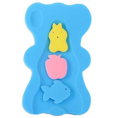 Unbranded (Blue) Infant Bath Support Cushion with Non-Slip Grip, Antimicrobial Foam Pad fo Unbranded (Blue) Infant Bath Support Cushion with Non-Slip Grip, Antimicrobial Foam Pad fo