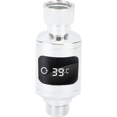 Unbranded Shower Thermometer Durable Stainless Steel LED Display 1/2 Inch Unbranded Shower Thermometer Durable Stainless Steel LED Display 1/2 Inch