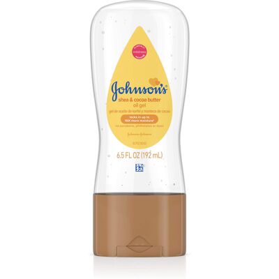 Johnson's Baby Oil Gel With Shea & Cocoa Butter For Baby Massage, 6.5 fl. oz. Johnson's Baby Oil Gel With Shea & Cocoa Butter For Baby Massage, 6.5 fl. oz.