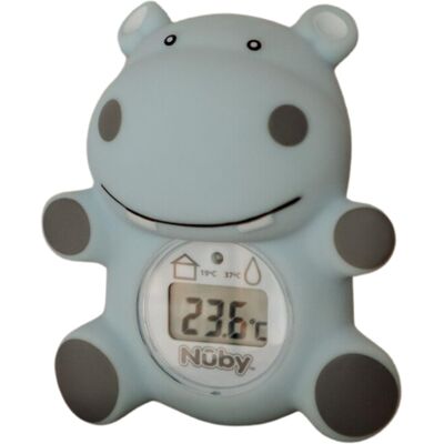 Nuby Hippo Baby Bath Thermometer - Digital Thermom Nuby Hippo Baby Bath Thermometer - Digital Thermom