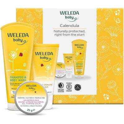 Weleda Baby Set, 3in1 Baby Skin Care Gift Set, Dermatologically Tested, Certifie Weleda Baby Set, 3in1 Baby Skin Care Gift Set, Dermatologically Tested, Certifie