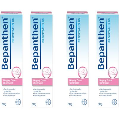 Bepanthen Nappy Care Ointment, 120 g (Pack of 4) Bepanthen Nappy Care Ointment, 120 g (Pack of 4)