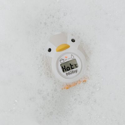 Nuby Penguin Baby Bath Thermometer Digital Thermometer with Easy to R Nuby Penguin Baby Bath Thermometer Digital Thermometer with Easy to R
