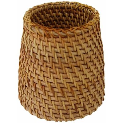 Saudism Handmade Rattan Pencil Holder, Makeup Brush Holder, Table Decor Organizer Cups f Saudism Handmade Rattan Pencil Holder, Makeup Brush Holder, Table Decor Organizer Cups f