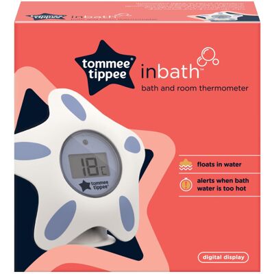 Tommee Tippee InBath Digital Thermometer Suitable for Bathing and thei Tommee Tippee InBath Digital Thermometer Suitable for Bathing and thei