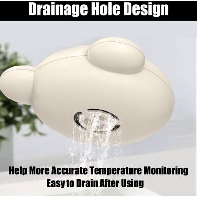 DARLEEYO Floating Baby Bath Thermometer Digital - Waterproof Led Display Baby Essentials DARLEEYO Floating Baby Bath Thermometer Digital - Waterproof Led Display Baby Essentials