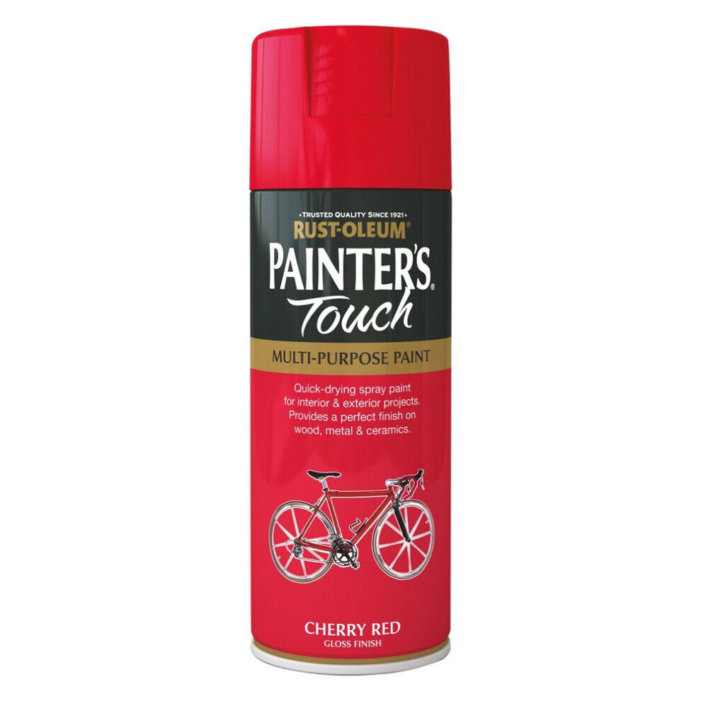 Rust-Oleum 400ml Painter's Touch Spray Paint - Cherry Red Gloss