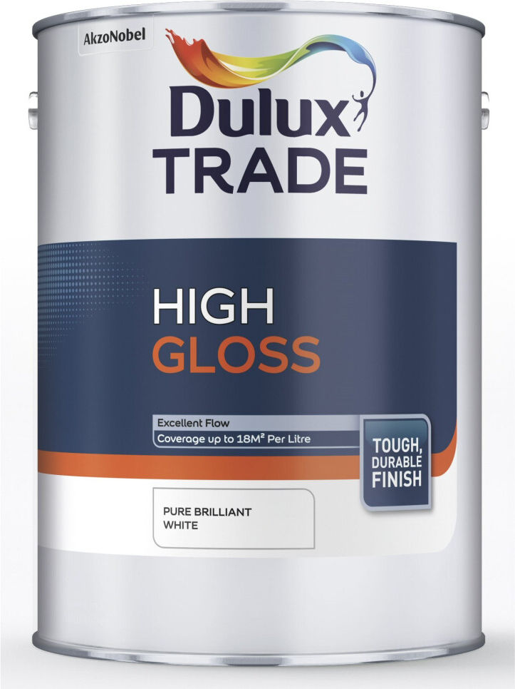 Dulux Trade High Gloss Pure Brilliant White 1L