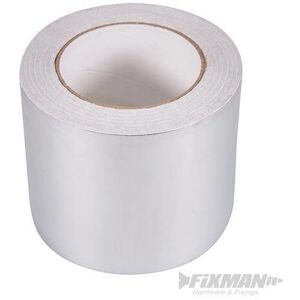 Silverline Fixman Aluminium Foil Tape 100mm x 50m - Foil Aluminium Tape 100mm 50m 191666 - Silverline Fixman Aluminium Foil Tape 100mm x 50m - Foil Aluminium Tape 100mm 50m 191666 -
