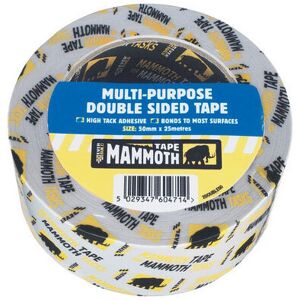 Everbuild Multi Purpose Double Sided Tape 50mm x 25m Everbuild Multi Purpose Double Sided Tape 50mm x 25m