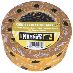 Everbuild 2CARPT50 Carpet Fix Cloth Tape Clear 50mm x 25 Metre Everbuild 2CARPT50 Carpet Fix Cloth Tape Clear 50mm x 25 Metre
