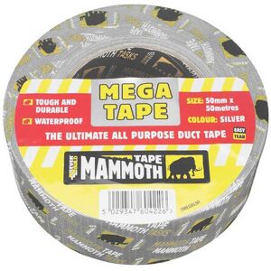 Everbuild Mega All Purpose Duct Tape White 50mm x 50m Everbuild Mega All Purpose Duct Tape White 50mm x 50m