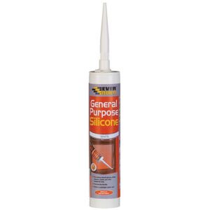 EVERBUILD GENERAL PURPOSE SILICONE SEALANT - BLACK EVERBUILD GENERAL PURPOSE SILICONE SEALANT - BLACK