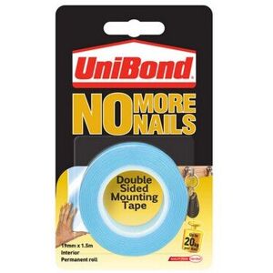 Unibond 781742 / 1507602 No More Nails Roll Original 19mm x 1.5m Unibond 781742 / 1507602 No More Nails Roll Original 19mm x 1.5m