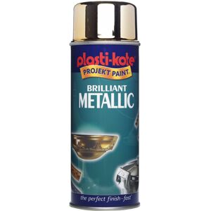 PlastiKote Plasti-Kote 440.0000160.076 160 400 ml Brilliant Spray Paint - Metallic Gold PlastiKote Plasti-Kote 440.0000160.076 160 400 ml Brilliant Spray Paint - Metallic Gold
