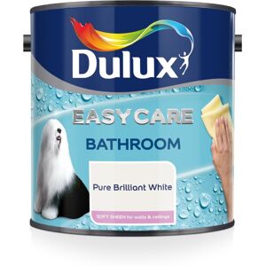 Dulux Easycare Bathroom Soft Sheen Paint - Pure Brilliant White 1L (C-500001): M Dulux Easycare Bathroom Soft Sheen Paint - Pure Brilliant White 1L (C-500001): M