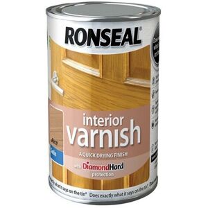 Ronseal RSLIVSBI250 250ml Quick Dry Satin Interior Varnish - Birch Ronseal RSLIVSBI250 250ml Quick Dry Satin Interior Varnish - Birch