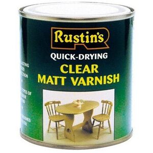 Rustins AVMC500 Quick Dry Varnish Matt Clear 500ml Rustins AVMC500 Quick Dry Varnish Matt Clear 500ml