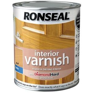 Ronseal Ash Interior Varnish - Quick Dry Satin - Interior Varnish Ronseal Ash Interior Varnish - Quick Dry Satin - Interior Varnish