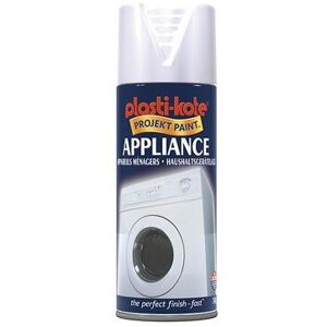 PlastiKote Plasti-Kote PKT619 Appliance Enamel Spray Gloss White 400ml PlastiKote Plasti-Kote PKT619 Appliance Enamel Spray Gloss White 400ml