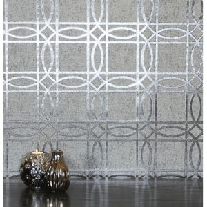Arthouse Geometric Trellis Metallic Geo Square Foil Non-Woven Flat Surface Wallp Arthouse Geometric Trellis Metallic Geo Square Foil Non-Woven Flat Surface Wallp