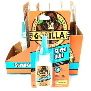 6 Pcs Gorilla Super Glue 15G Impact Tough Fast Setting Adhesive Bond Bulk Box Bo 6 Pcs Gorilla Super Glue 15G Impact Tough Fast Setting Adhesive Bond Bulk Box Bo
