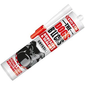 Evo-Stik 30610687 Multipurpose Adhesive Sealant Crystal Clear 290ml Evo-Stik 30610687 Multipurpose Adhesive Sealant Crystal Clear 290ml