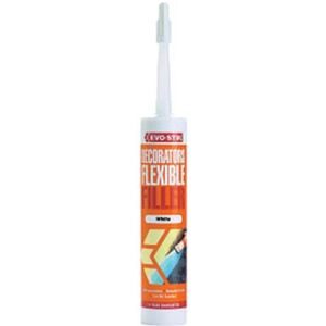 Evo-Stik Decorators Flexible Filler White C20 - Acrylic Draught-Proof, Sandable Evo-Stik Decorators Flexible Filler White C20 - Acrylic Draught-Proof, Sandable