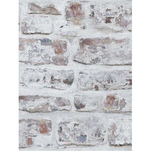 Whitewashed Brick Wallpaper White Arthouse 671100 Whitewashed Brick Wallpaper White Arthouse 671100
